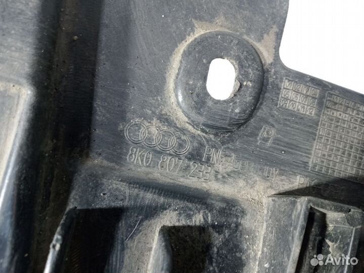 Защита бампера audi A4 B8 Передняя