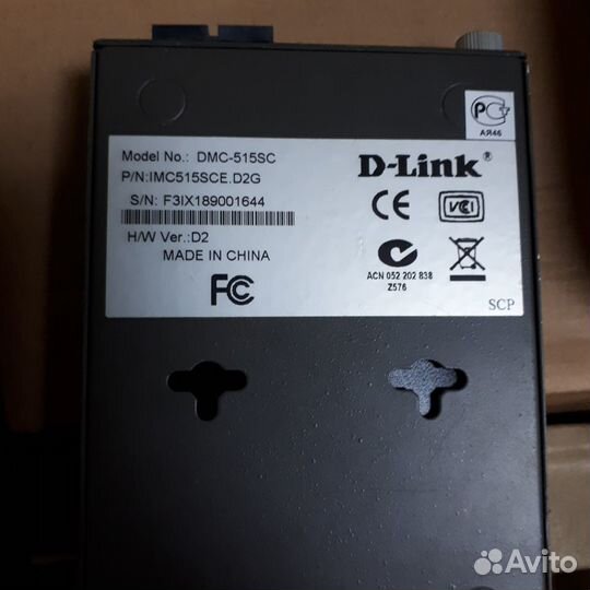 Медиа-конвертер D-link DMC-515SC