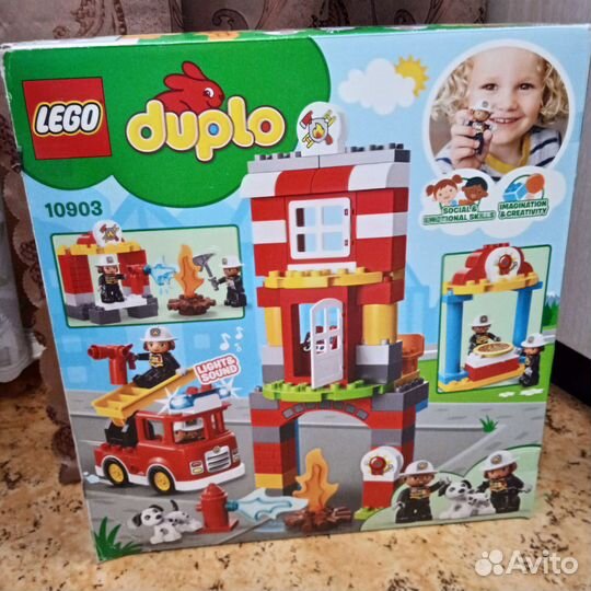 Lego duplo пожарная станция