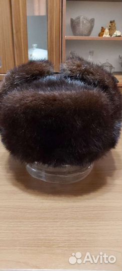 Норковая шапка мужская