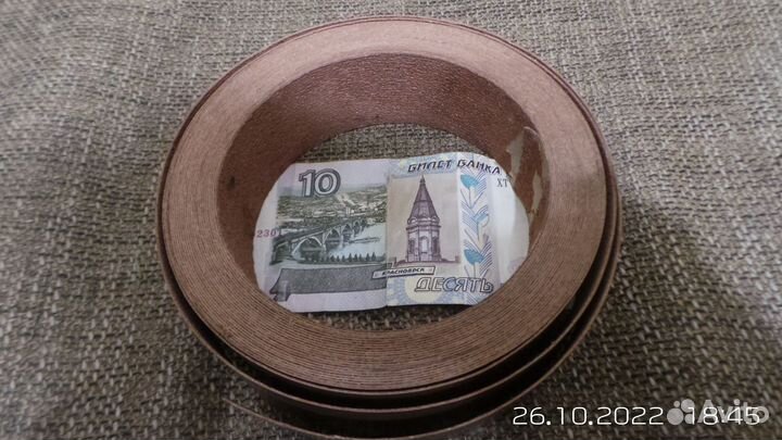 Кромка мебельная меламиновая 40мм с термоклеем