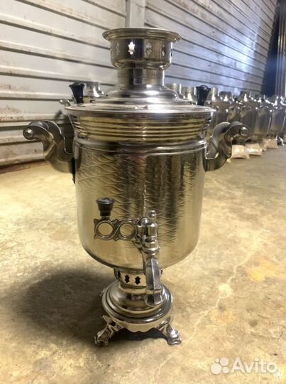 Самовар на дровах (жаровой, угольный) 5л