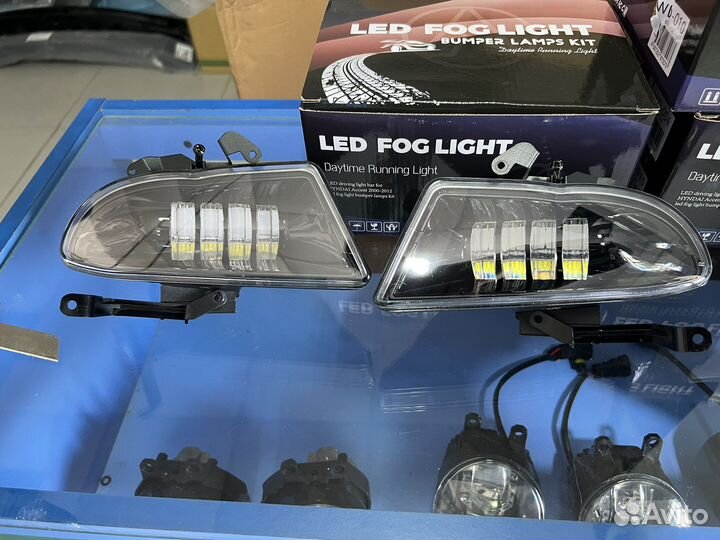 Противотуманки на Хёндай Акцент