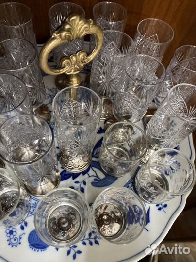 Хрустальные рюмки СССР