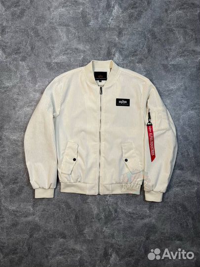 Вельветоый Бомбер Alpha Industries