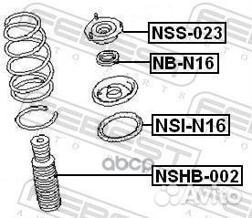 Проставка пружины верхняя Nissan Almera N16 (Ukp)