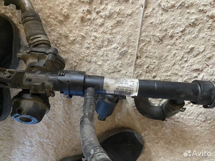 Патрубки системы охлаждения ауди А8 Д4 cdra