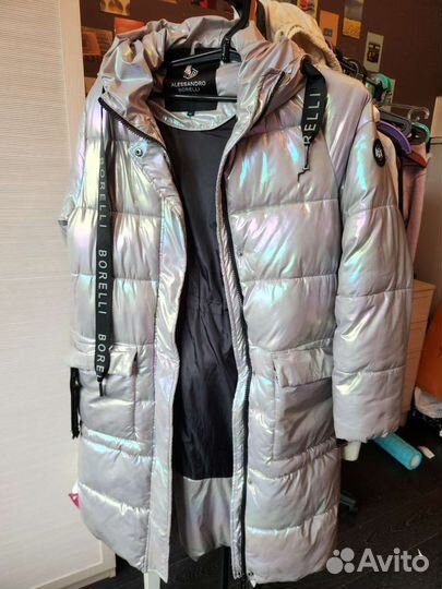 Пуховик для девочки 152 borelli