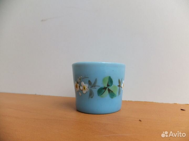 Старинная Стопка Опаловое стекло иcз Ручная