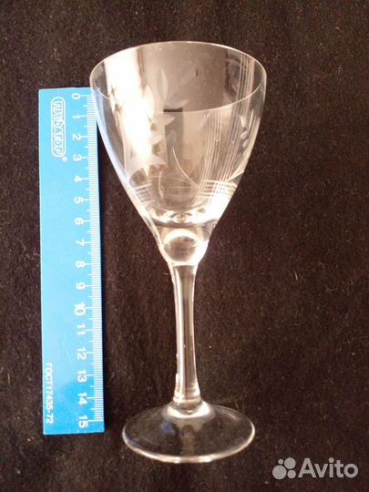 Фужеры стекло винтаж СССР 3 шт