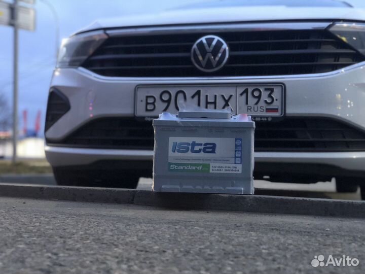 Аккумулятор на Фольцваген Поло