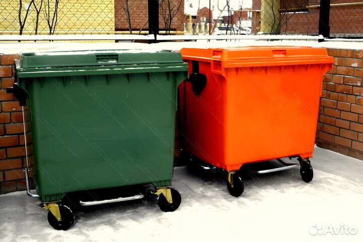 Мусорный контейнер пластиковый 1100л PC-1755