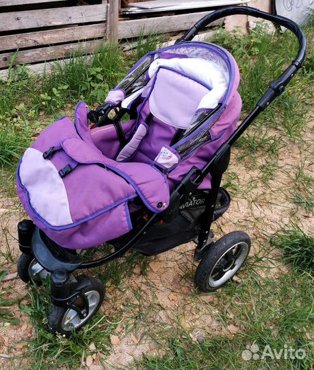 Коляска 3 в 1 Happych Aviator