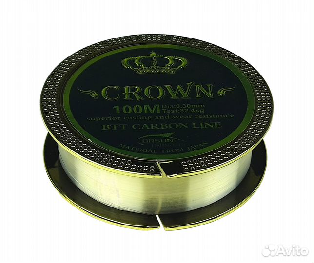 Леска комплект Crown Carbon 0,20 мм-0,30мм - 100м