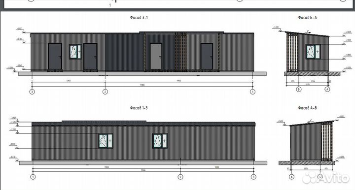 Офис, абк, модульное здание