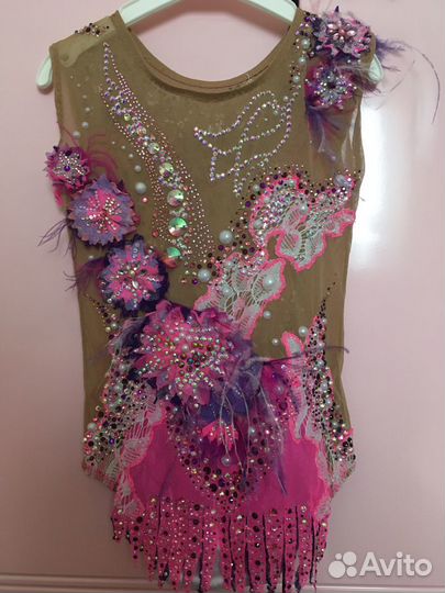 Купальник художественная гимнастика рост 116-122