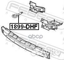 Крюк буксировочный opel astra H 2004-2010 1899-DHF