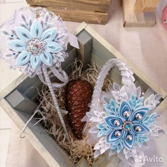 Снежинка ободок, короны