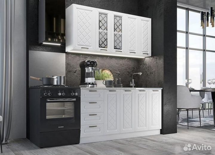 Готовая кухня 1,6 метра без столешницы