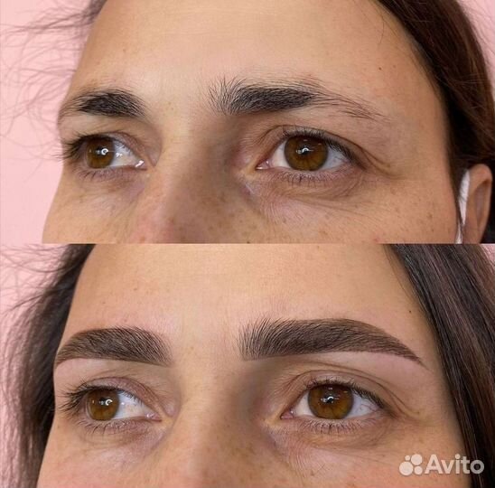 Коррекция, ламинирование и окрашивание бровей