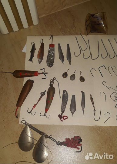Крючки медь, латунь Большие СССР