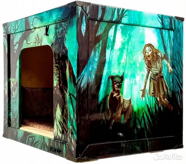 Домик для маленьких собак, кошек Зомби