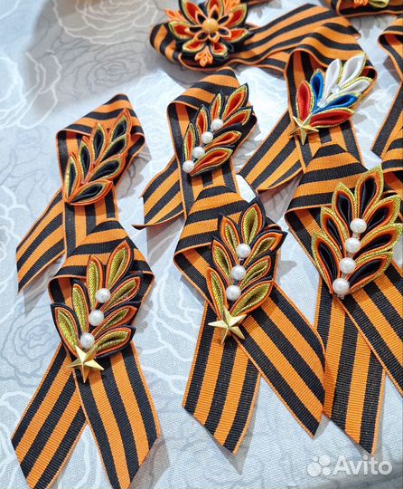 Георгиевская лента брошь