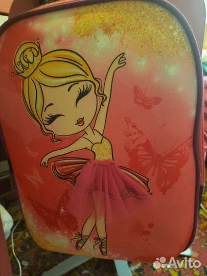 Каркасный ортопедический рюкзак для девочки