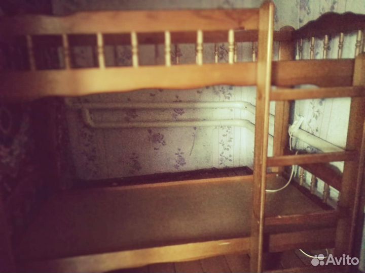 2х ярусная кровать деревянная