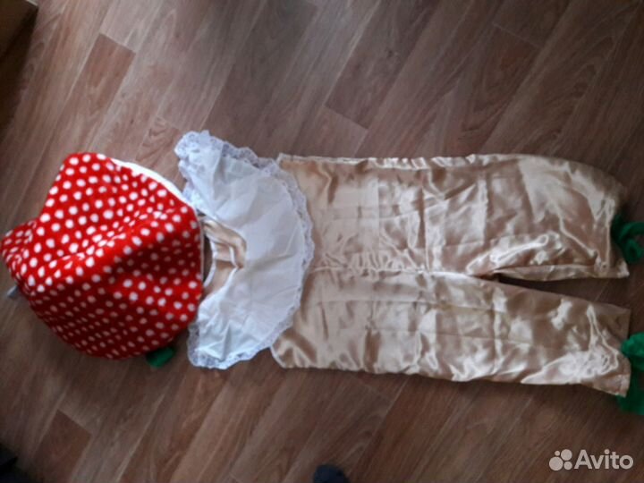 Костюм грибок детский новогодний аренда