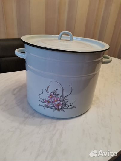 Кастрюля эмалированная 10 л