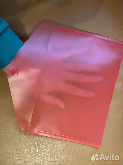 Папка-конверт на кнопке для документов А5