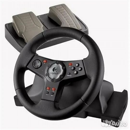 Игровой руль с педалями