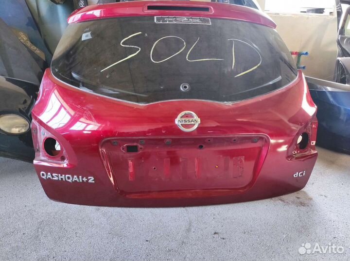 Крышка багажника на nissan qashqai +2