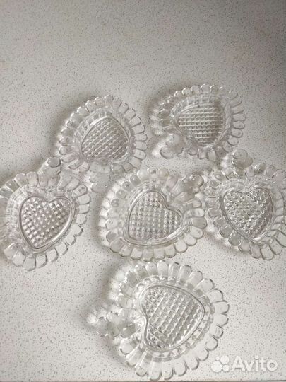 Розетки для варенья хрусталь