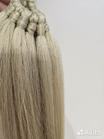 Хвост волосы на резинке