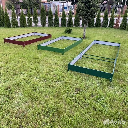 Грядки оцинкованные полимерные