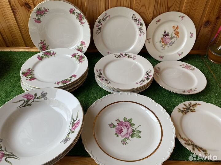 Тарелки Япония СССР ГДР Чехия