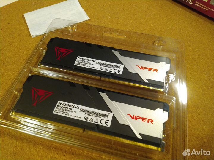 Оперативная память Patriot Viper Venom DDR5 2x16Gb