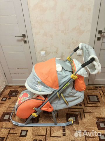Детские санки коляска