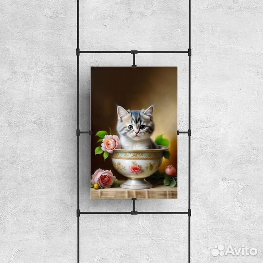 Открытки 3 шт. c Soft-touch покрытием