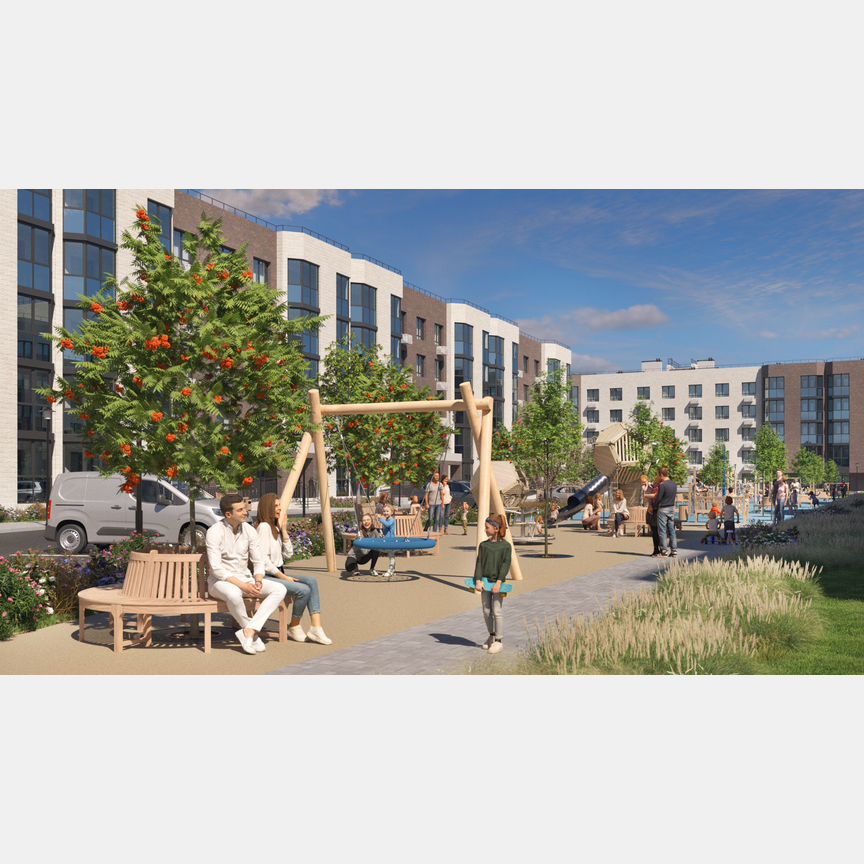 2-к. квартира, 71,7 м², 2/5 эт.