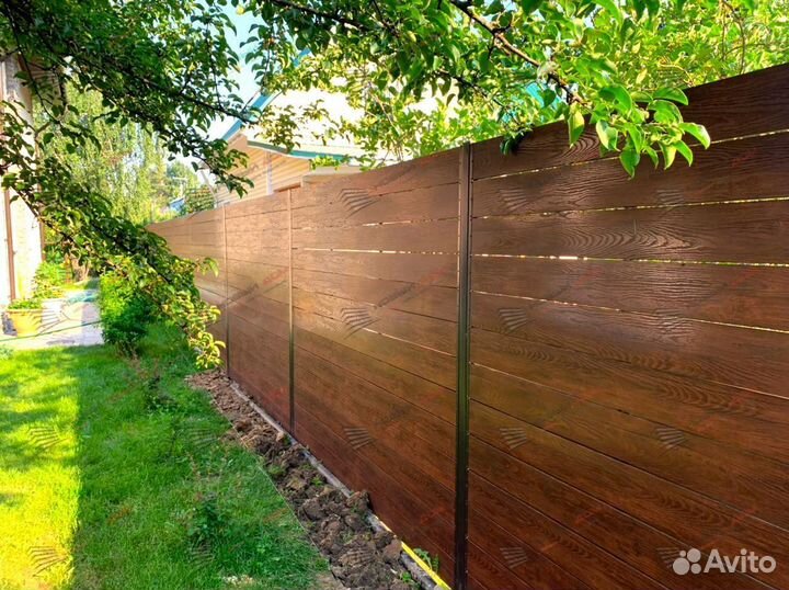 Забор Ранчо горизонтальный