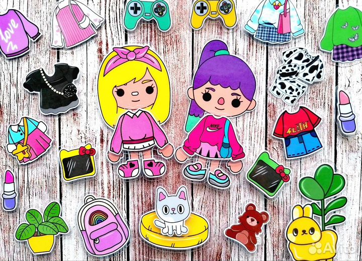 Альбом на липучках Тока Бока