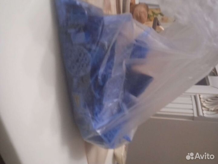 Лего синий цвет 400 грамм