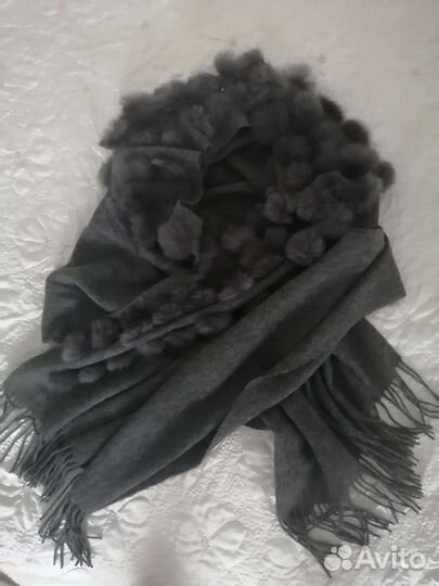 Кашемировый палантин