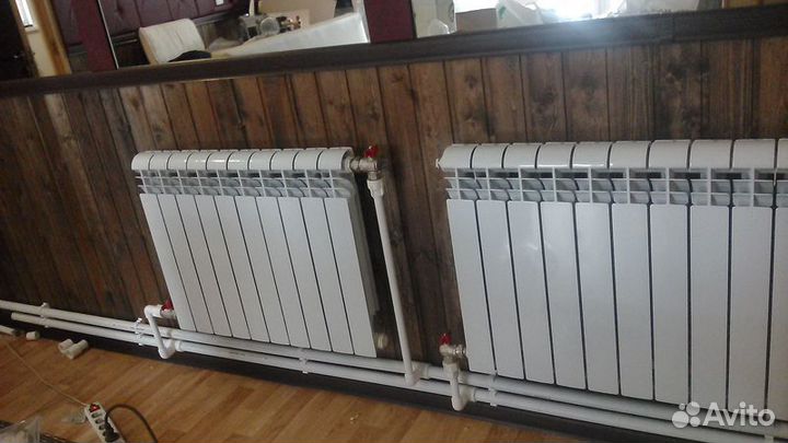 Монтаж отопления, водоснабжения в частных домах