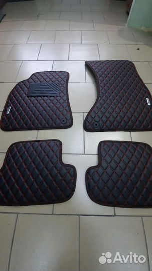 Коврики из экокожи для Mercedes W 203