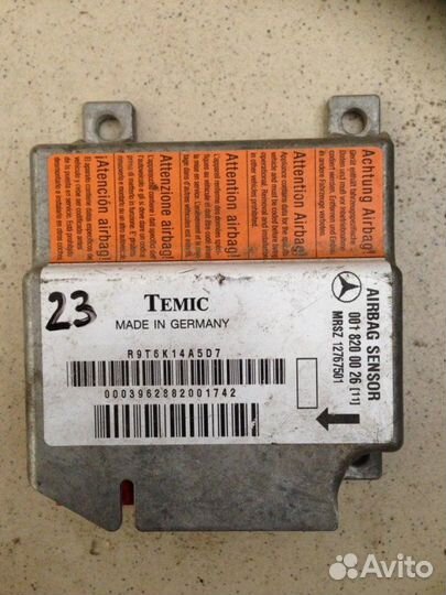 Эбу подушки безопасности Mercedes-Benz C-Class 2.2