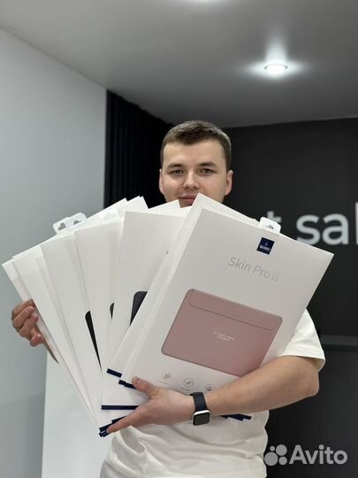 Кожаный чехол для macbook WiWU Skin Pro 2